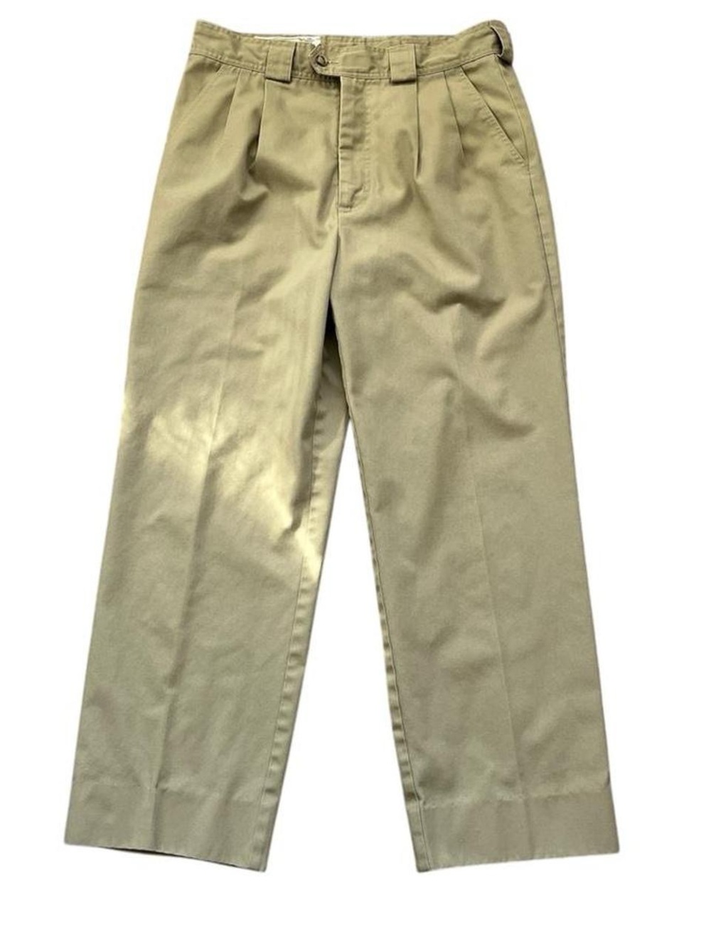 Vintage pleated chino pants
